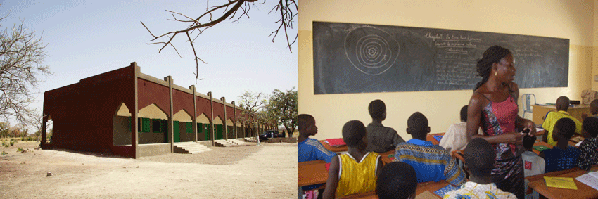 Inauguration of Secondary School in Sogpelcé February 19