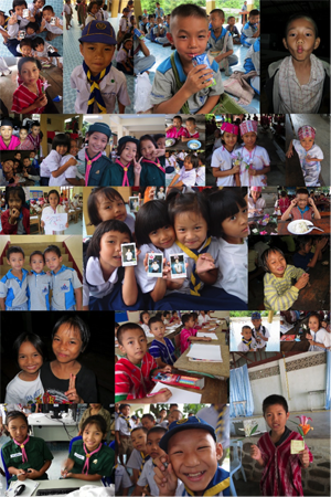 Collage created by Singapore Volunteers